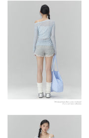 V-Neck Knit Top