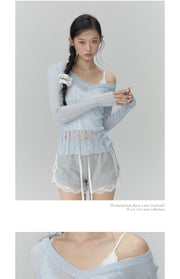 V-Neck Knit Top