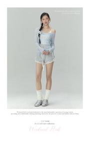 V-Neck Knit Top