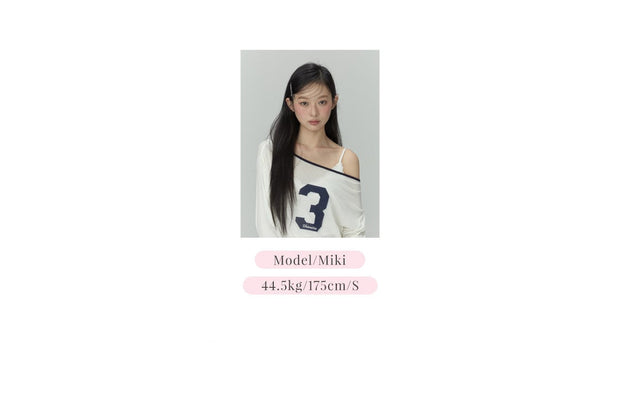 V-Neck Knit Top