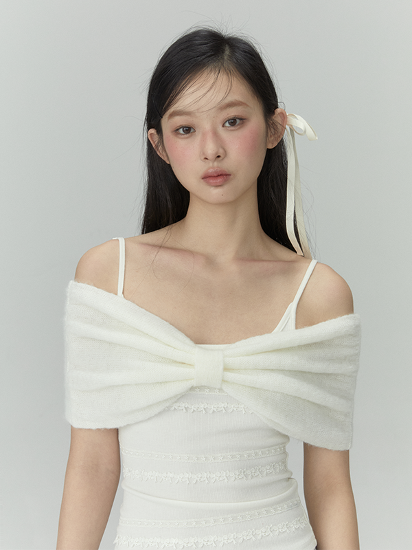 Off Shoulder Bow Top