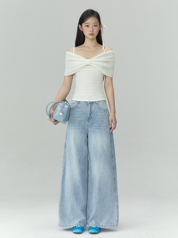 Off Shoulder Bow Top