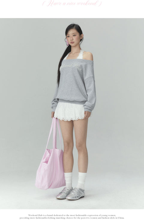 Lace A-Line Skirt