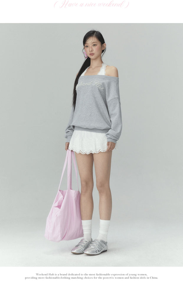 Lace A-Line Skirt