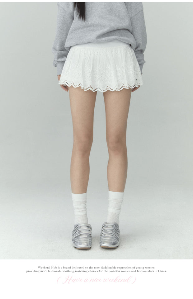 Lace A-Line Skirt