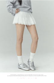 Lace A-Line Skirt