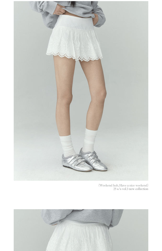 Lace A-Line Skirt