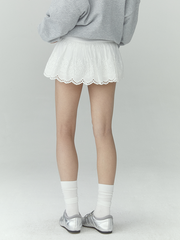 Lace A-Line Skirt
