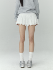 Lace A-Line Skirt