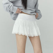 Lace A-Line Skirt