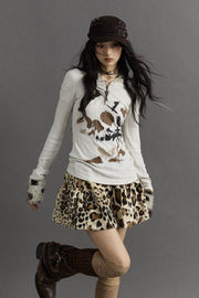 Leopard Fur Skirt - My Store