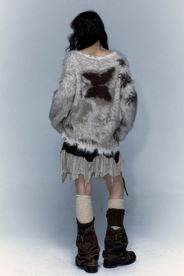 Fur Knit Pullover - My Store