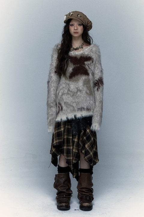 Fur Knit Pullover - My Store