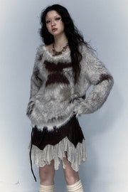 Fur Knit Pullover - My Store