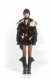 Shearling Parka Coat - My Store