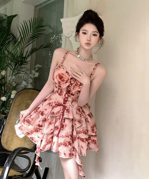 Ruffle Flower Dress