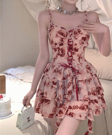 Ruffle Flower Dress