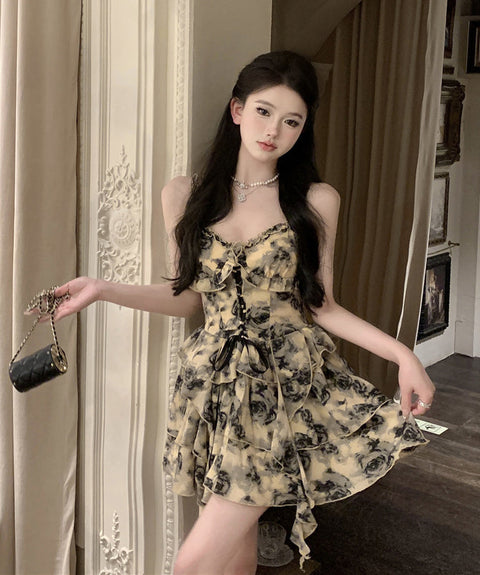 Ruffle Flower Dress