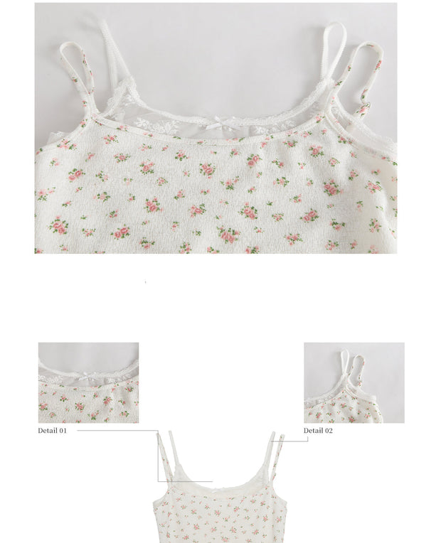 Floral Accent Top
