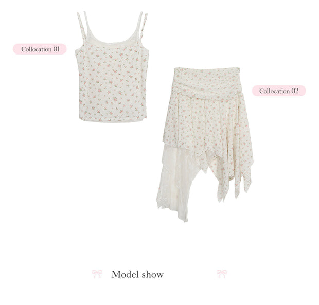 Floral Accent Top