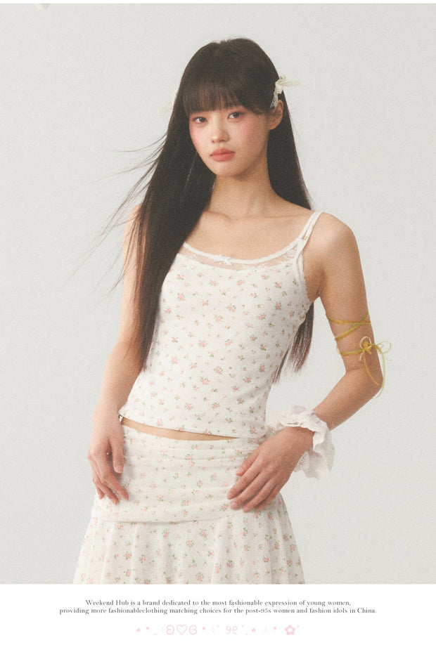 Floral Accent Top