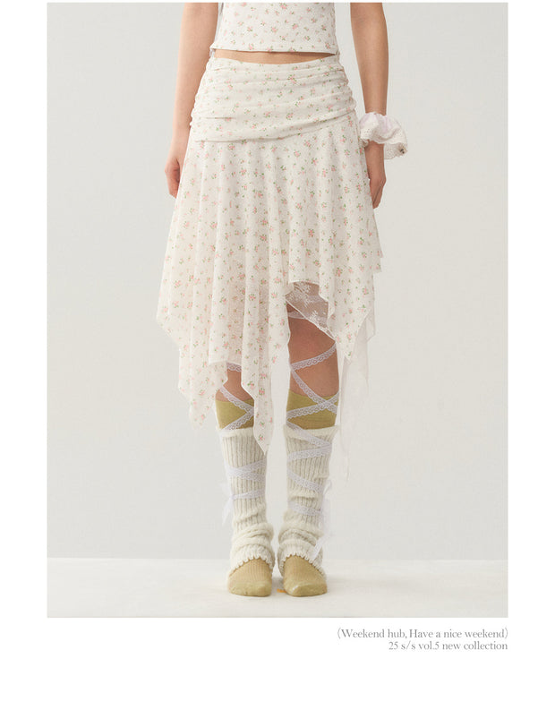Irregular Hem Skirt