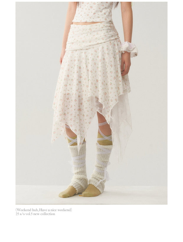 Irregular Hem Skirt