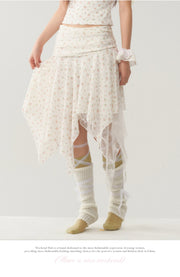 Irregular Hem Skirt