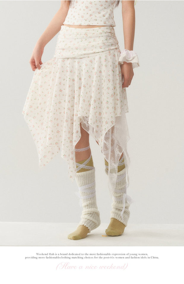Irregular Hem Skirt