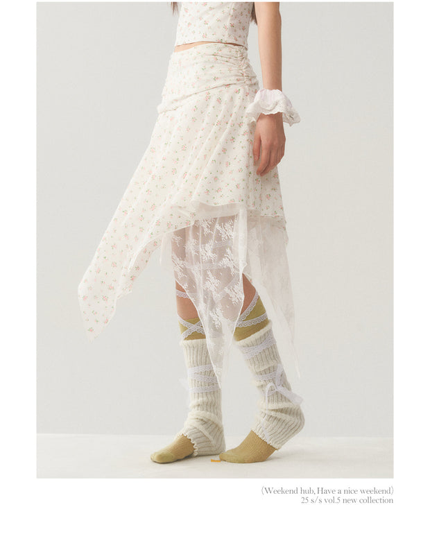Irregular Hem Skirt