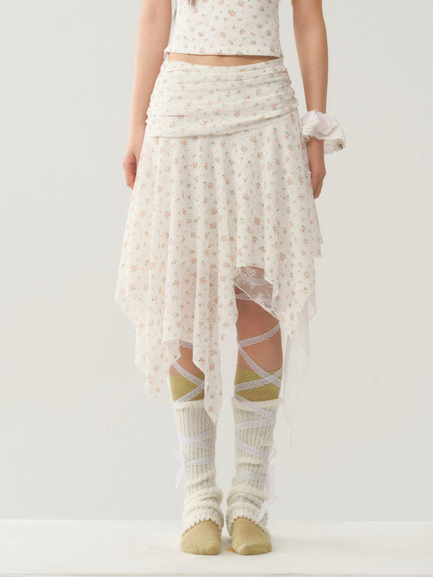 Irregular Hem Skirt