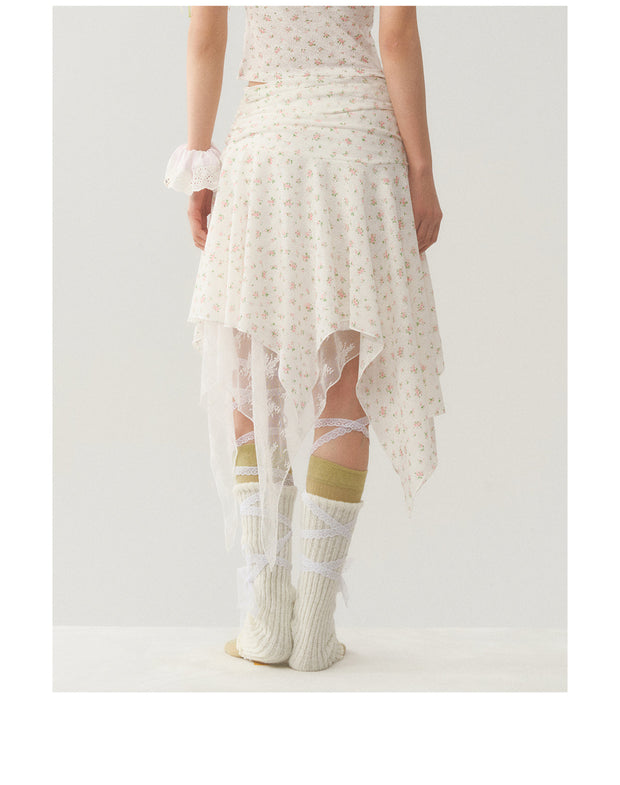 Irregular Hem Skirt