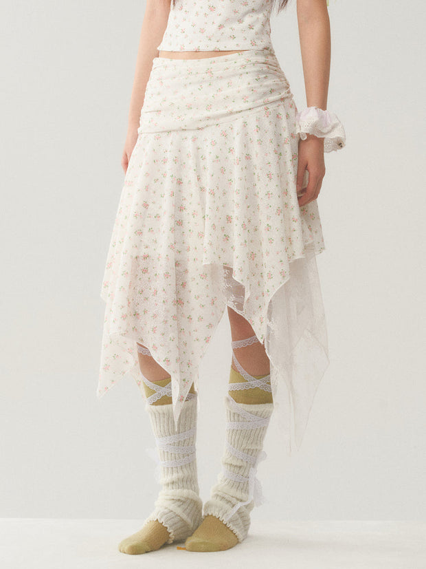 Irregular Hem Skirt