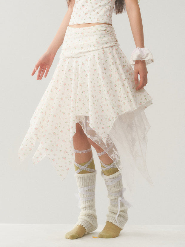 Irregular Hem Skirt