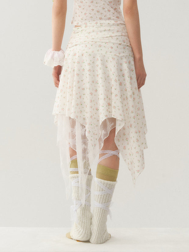 Irregular Hem Skirt