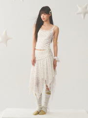 Irregular Hem Skirt