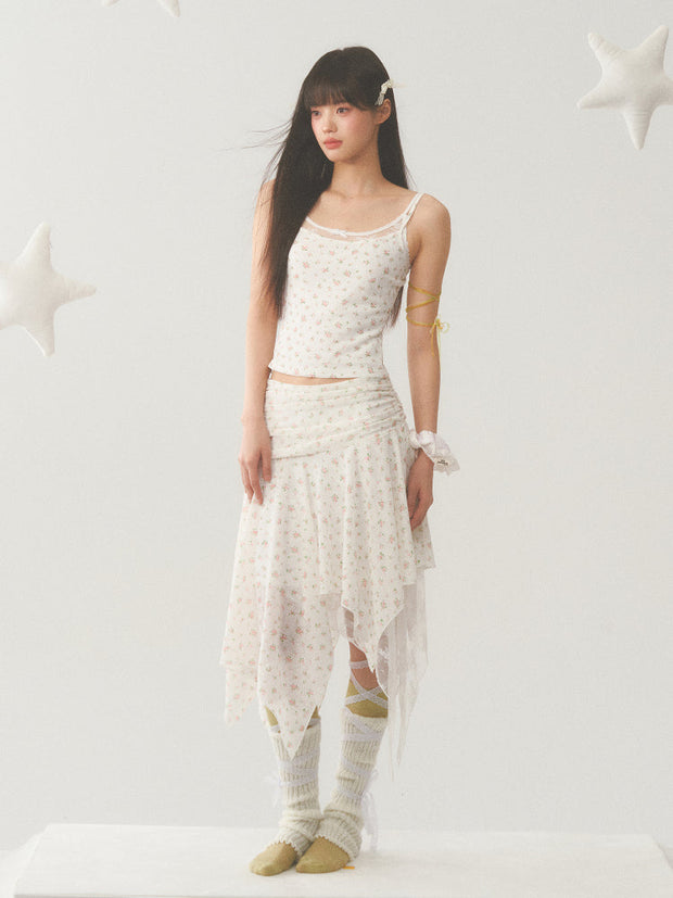 Irregular Hem Skirt
