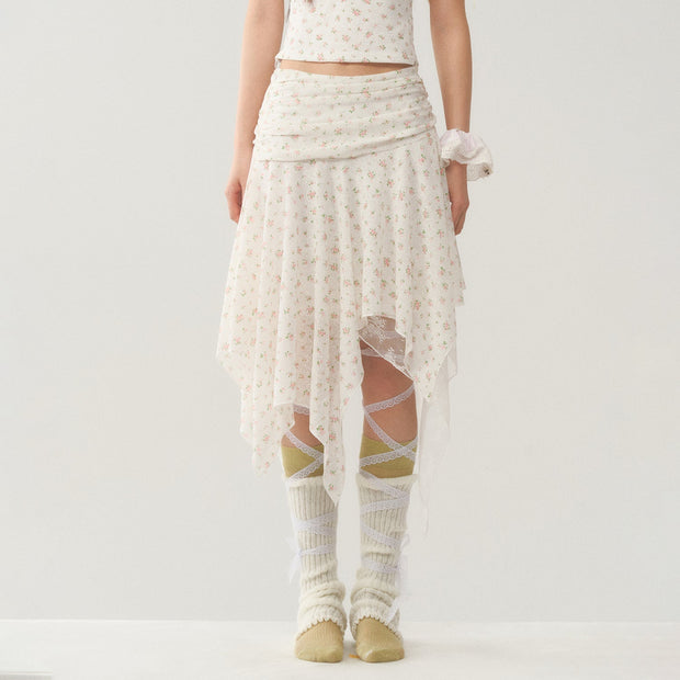 Irregular Hem Skirt