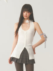 White Vest Top