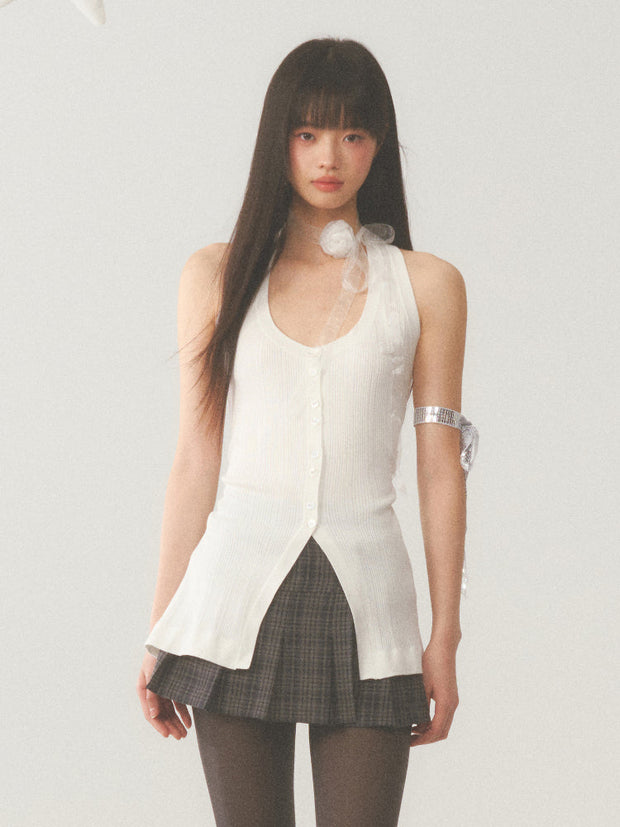 White Vest Top
