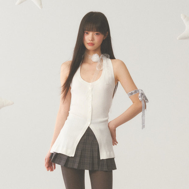 White Vest Top