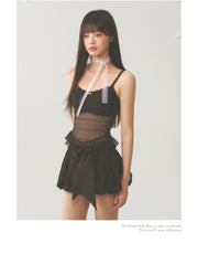 Black Lace Cami Top