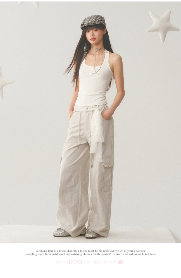 Lace Back Camisole Top