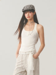 Lace Back Camisole Top