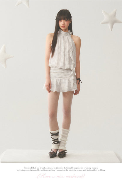 Halter Polka Dot Dress