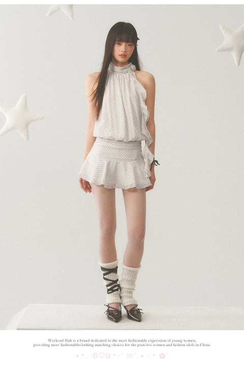 Halter Polka Dot Dress
