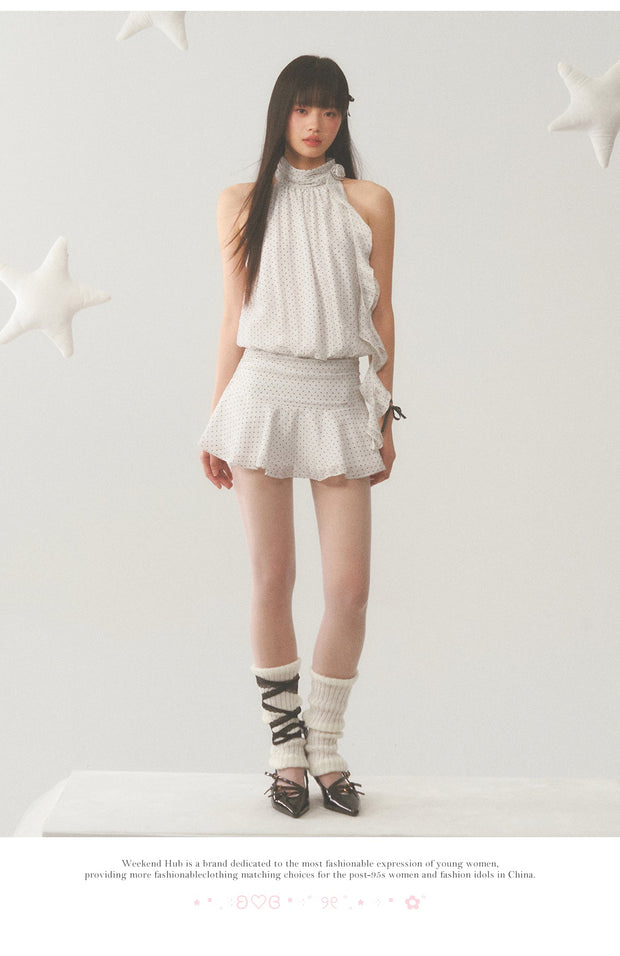 Halter Polka Dot Dress