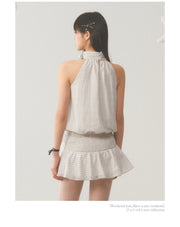 Halter Polka Dot Dress