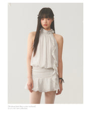 Halter Polka Dot Dress