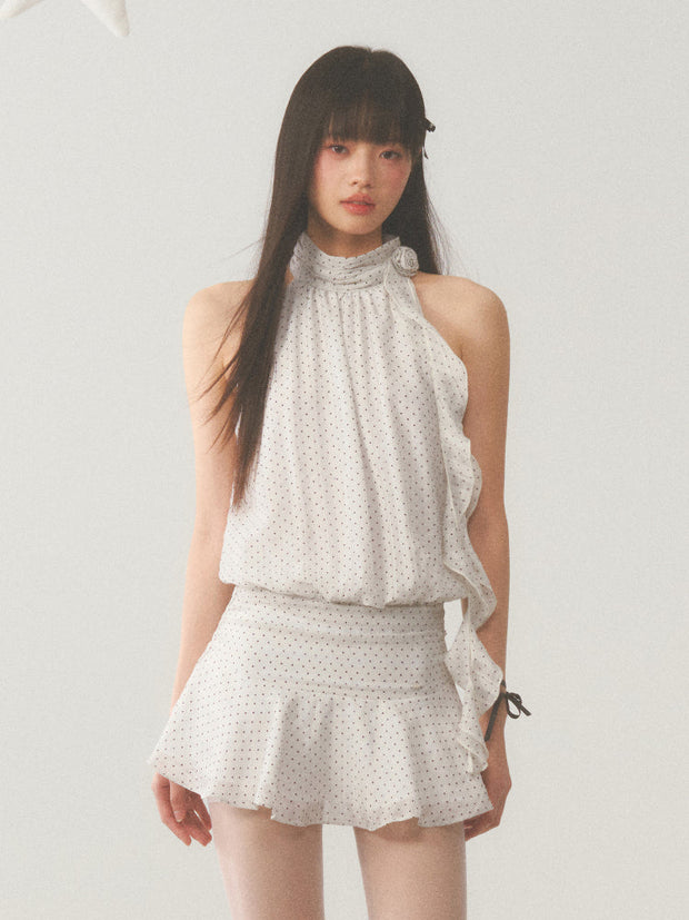 Halter Polka Dot Dress